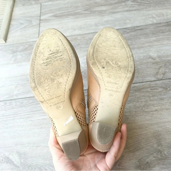 Nero Giardini ANKLE BOOT PERFORATED  LEATHER 
IN CHAMPAGNE - Picture 8 of 14